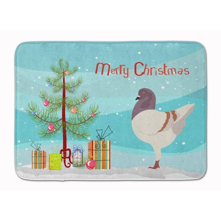 Carolines Treasures German Modena Pigeon Christmas Machine Washable Memory Foam Mat BB9316RUG